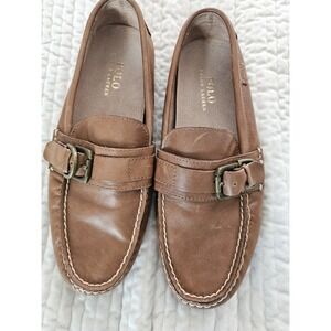 Polo Whiteley So Drv Leather Quiet Luxury Preppy Academia Boat Shoes Mens Sz 8.5